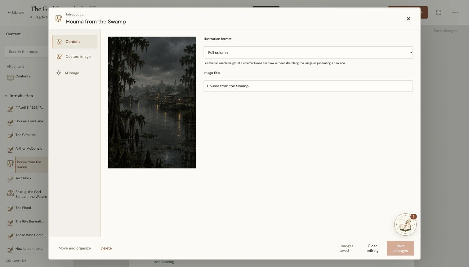 Upload a custom image · 01 / 02